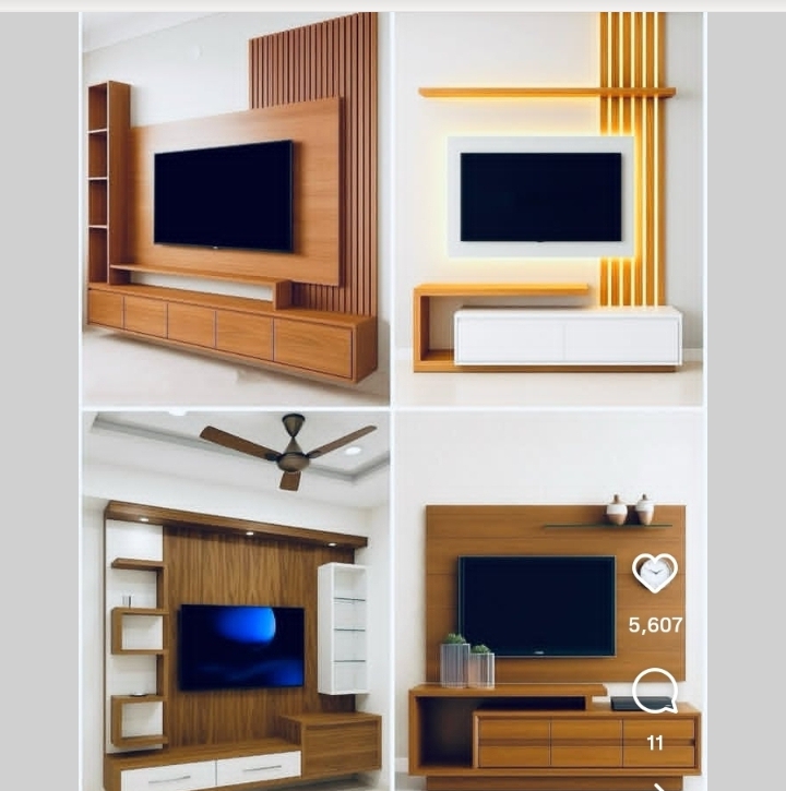 Simple elegant Design TV console