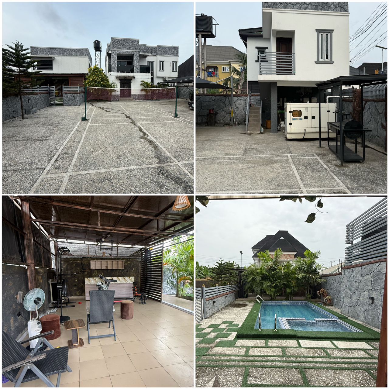 EXQUISITELY BUILT 4BEDROOM DUPLEX WITH A SWIMMING POOL AND A POOL HOUSE